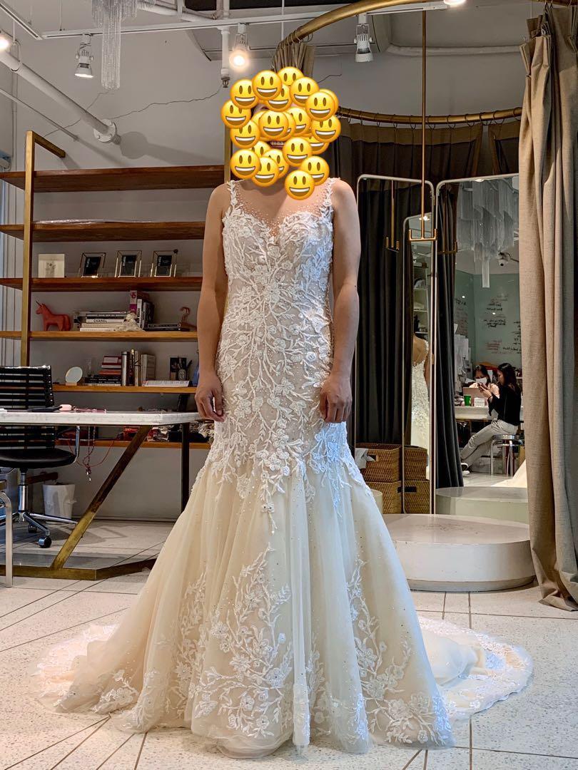 wedding gown serpentina style