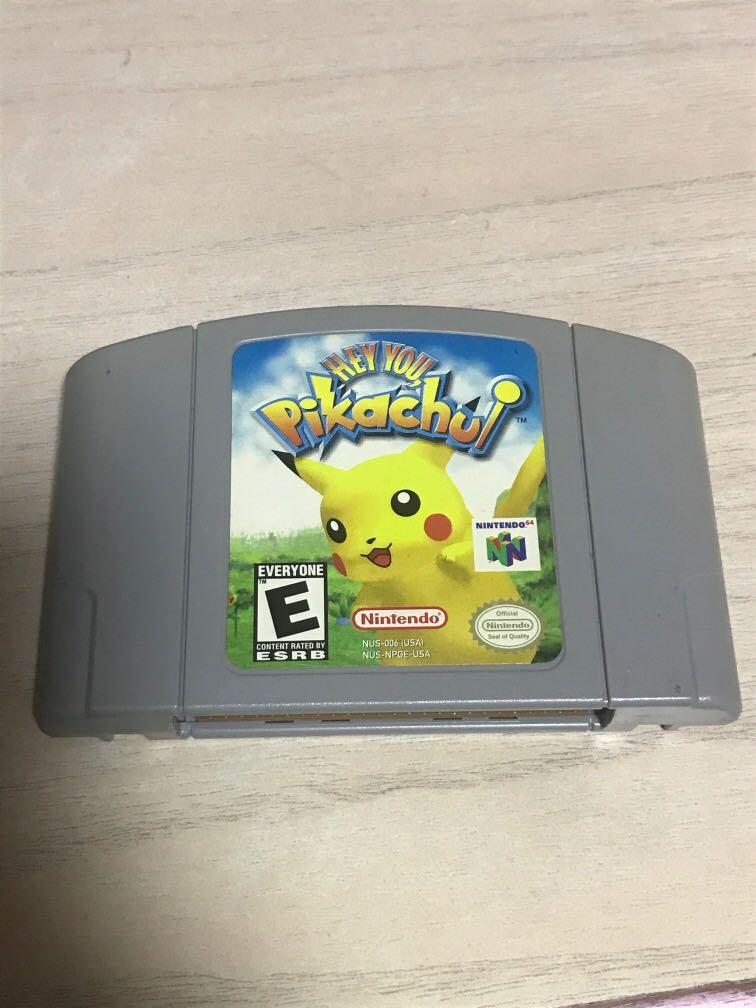 Nintendo 64 Hey You Pikachu Video Gaming Video Games Nintendo On Carousell