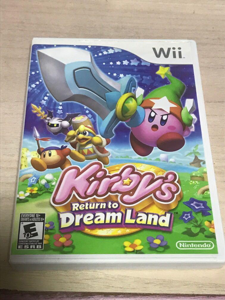Nintendo Wii Kirby Return To Dream Land Toys Games Video Gaming Video Games On Carousell - dream land roblox