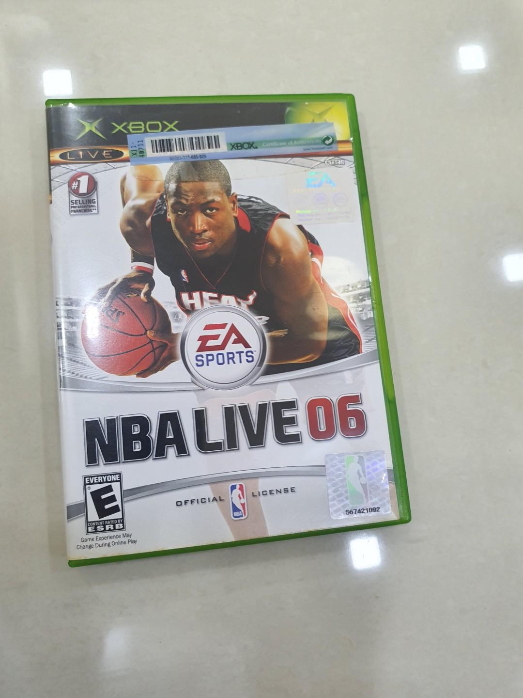 Original Xbox Games Ea Sports Nba Live 06 Toys Games Video