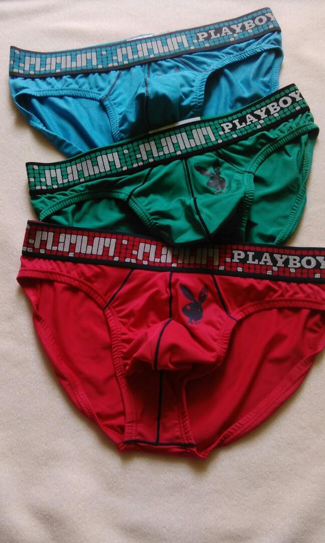 Playboy men underwear, Men's Fashion, Bottoms, New Underwear on Carousell