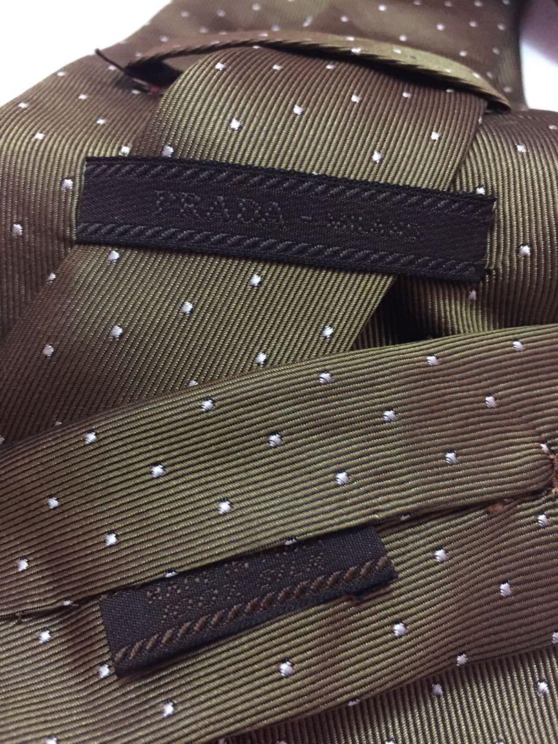 PRADA (necktie) (Category: Luxury Accessories) located in Baguio. Submitted by graciastell (Listing ID 271304002, Image 3). Description: My father personal preloved he’s not going to use it anyway so he decided to sell it in a very friendly price. 😊 📍item is in good condition 9/10 NO INCLUSION Authentic or your money back😉 Just dm for need further assistance thanks ! .