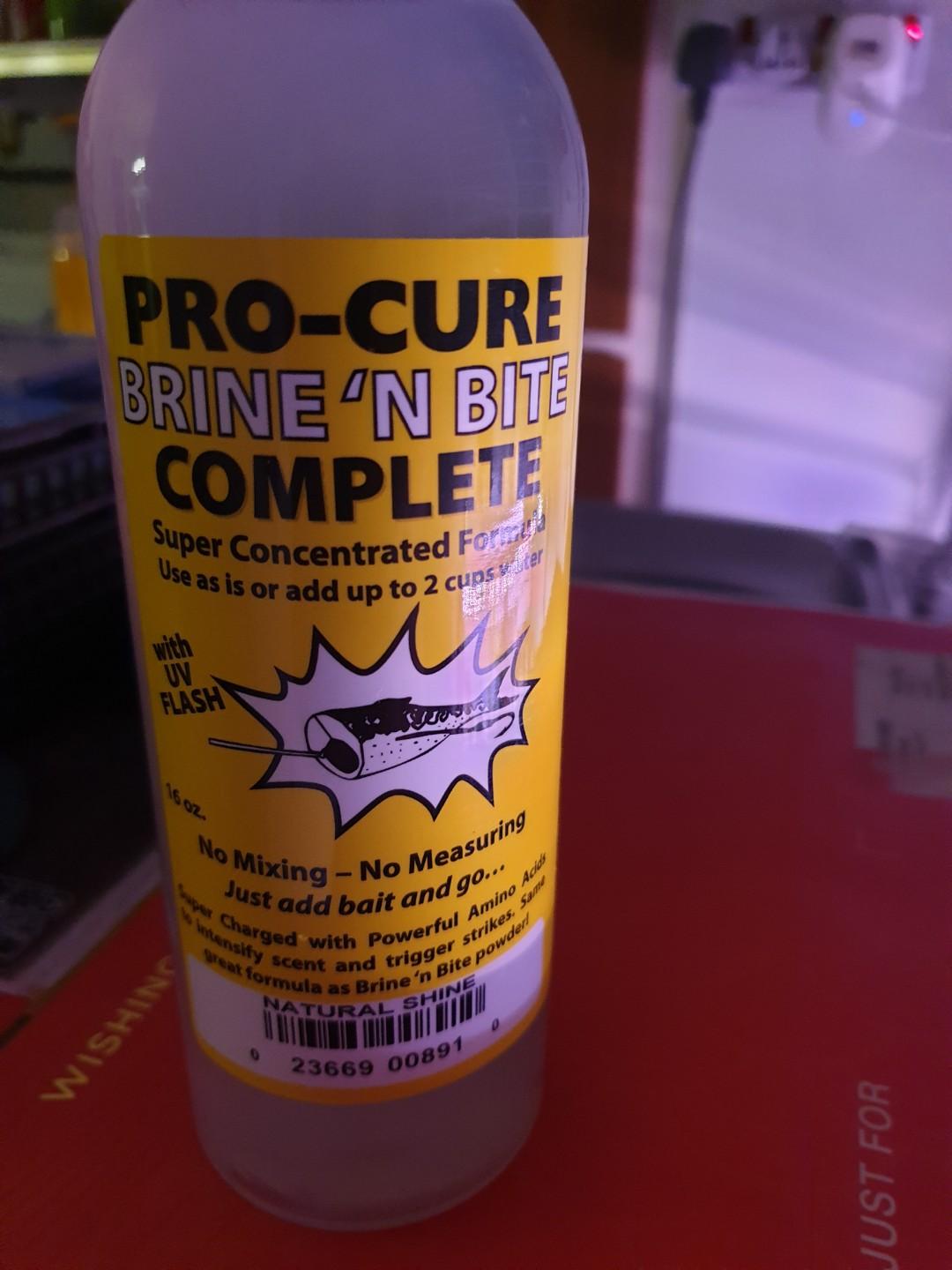 Pro-Cure Brine 'N Bite Complete Bait Brine, Sports Equipment