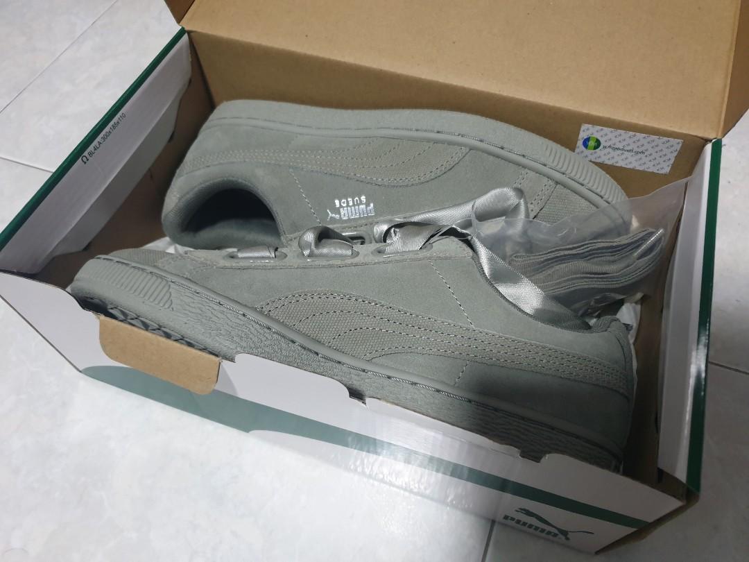 Puma select suede new arrivals heart pebble