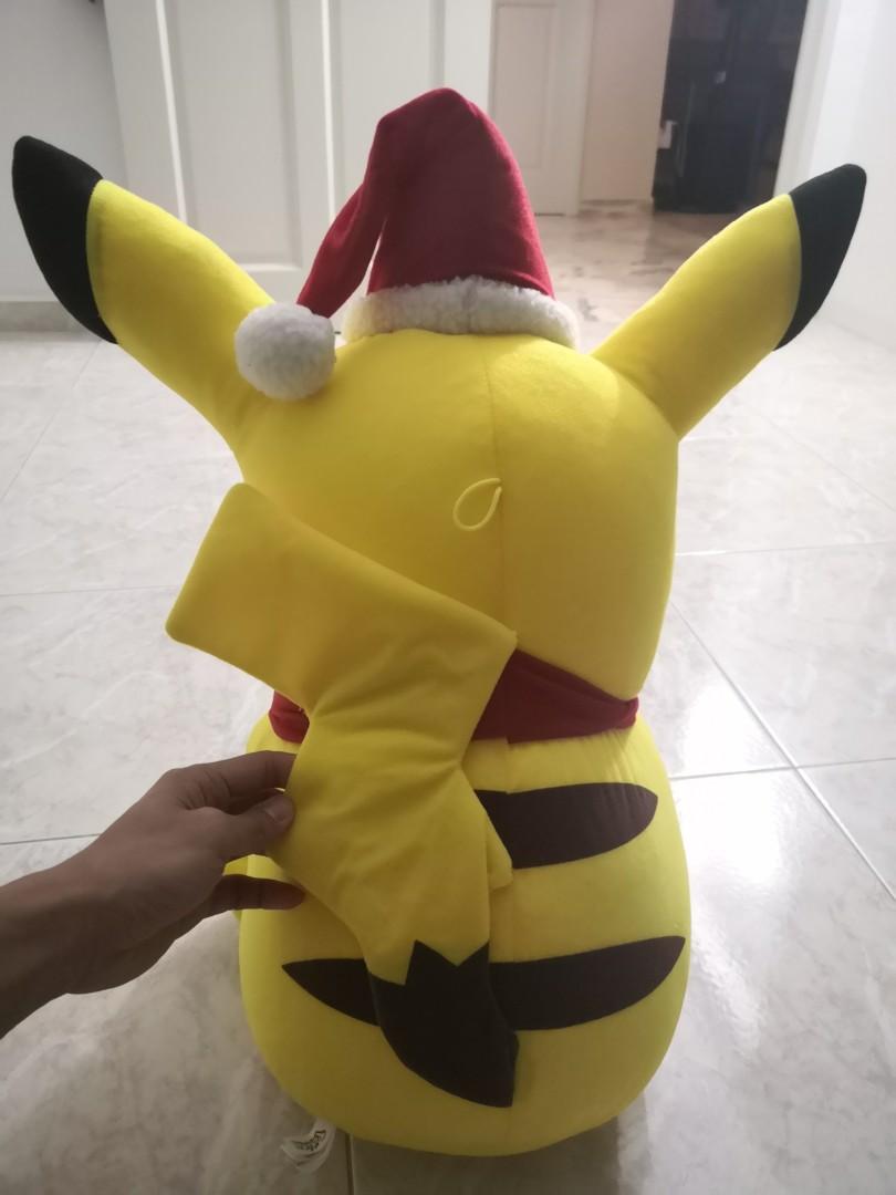 Santa Pikachu Plush Toy, Hobbies & Toys, Toys & Games on Carousell