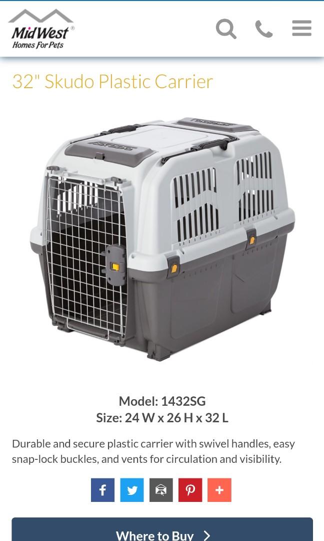 heavy duty pet carrier