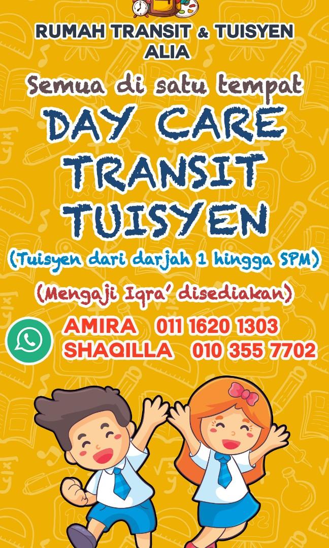 Tuisyen, Transit, Daycare Taman koperasi Ceupacs Taman Rakan 