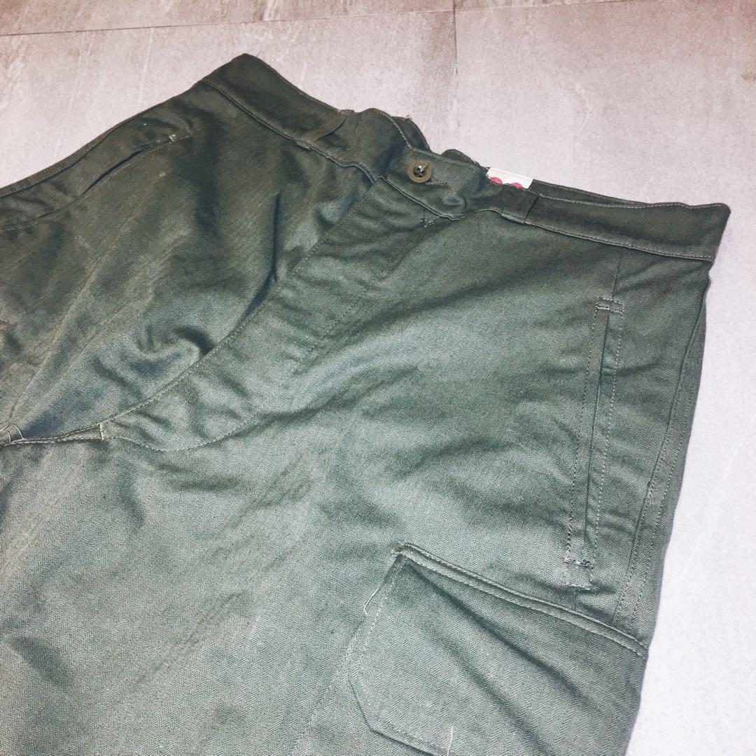 Vintage French army M47 field trousers 古著法軍M47野戰軍褲後期款