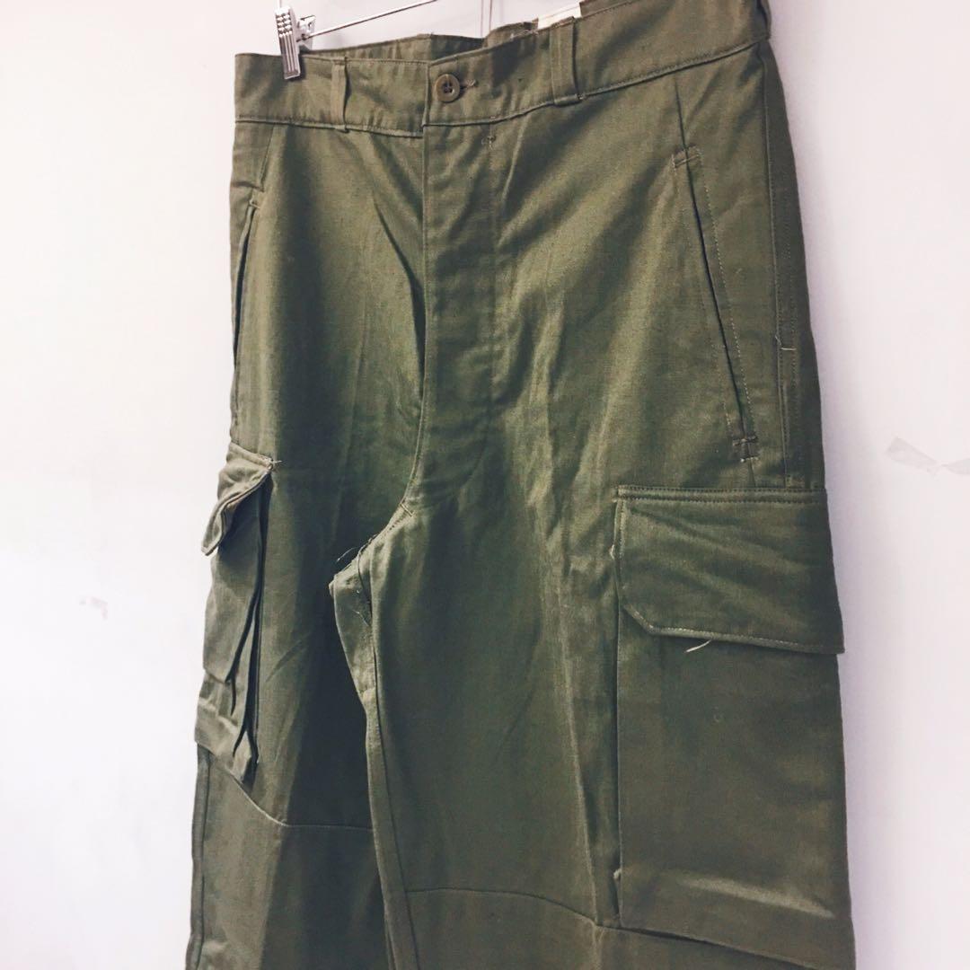 Vintage French army M47 field trousers 古著法軍M47野戰軍褲後期款