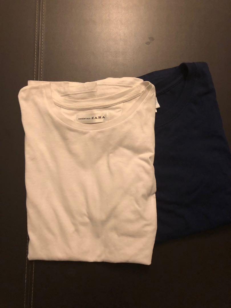 Zara essentials Men Tee, Men's Fashion 