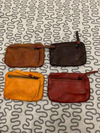 Gantungan kunci mobil dan dompet Kulit asli