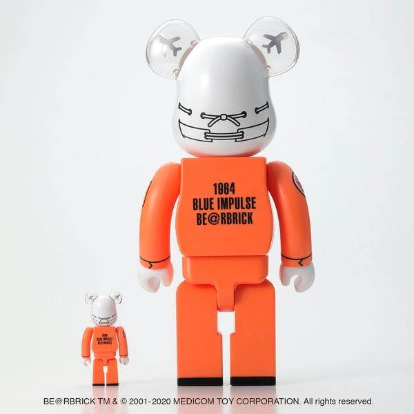 1964 BLUE IMPULSE BE@RBRICK 100% & 400% 預訂, 興趣及遊戲, 玩具