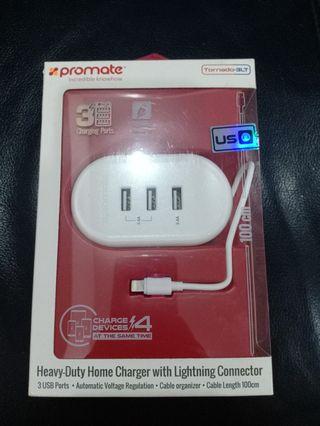 Promate 3in1 Charger Tornado 3LT