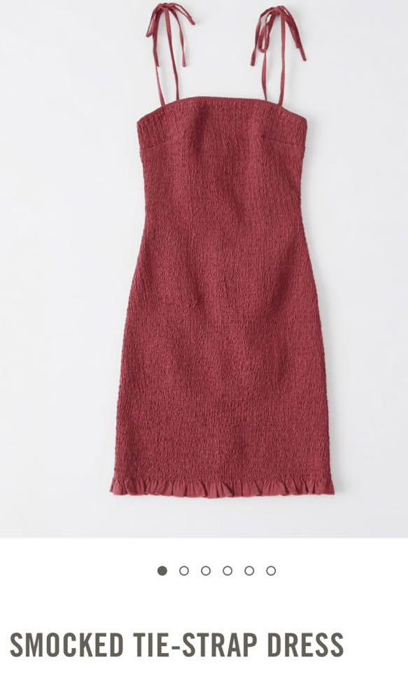 abercrombie tie strap mini dress