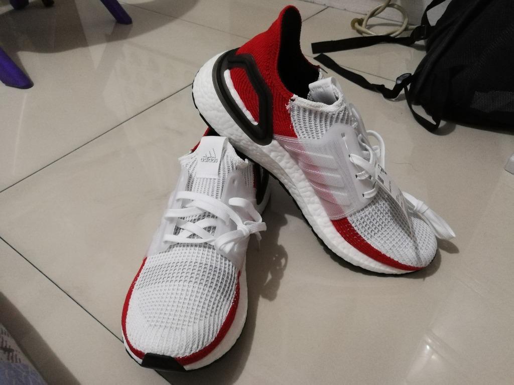 Adidas Ultraboost 19 Red White color Men s Fashion Footwear