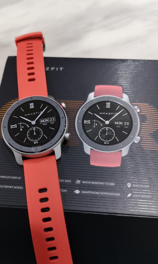 Amazfit GTR 42mm Smart Watch Coral Red