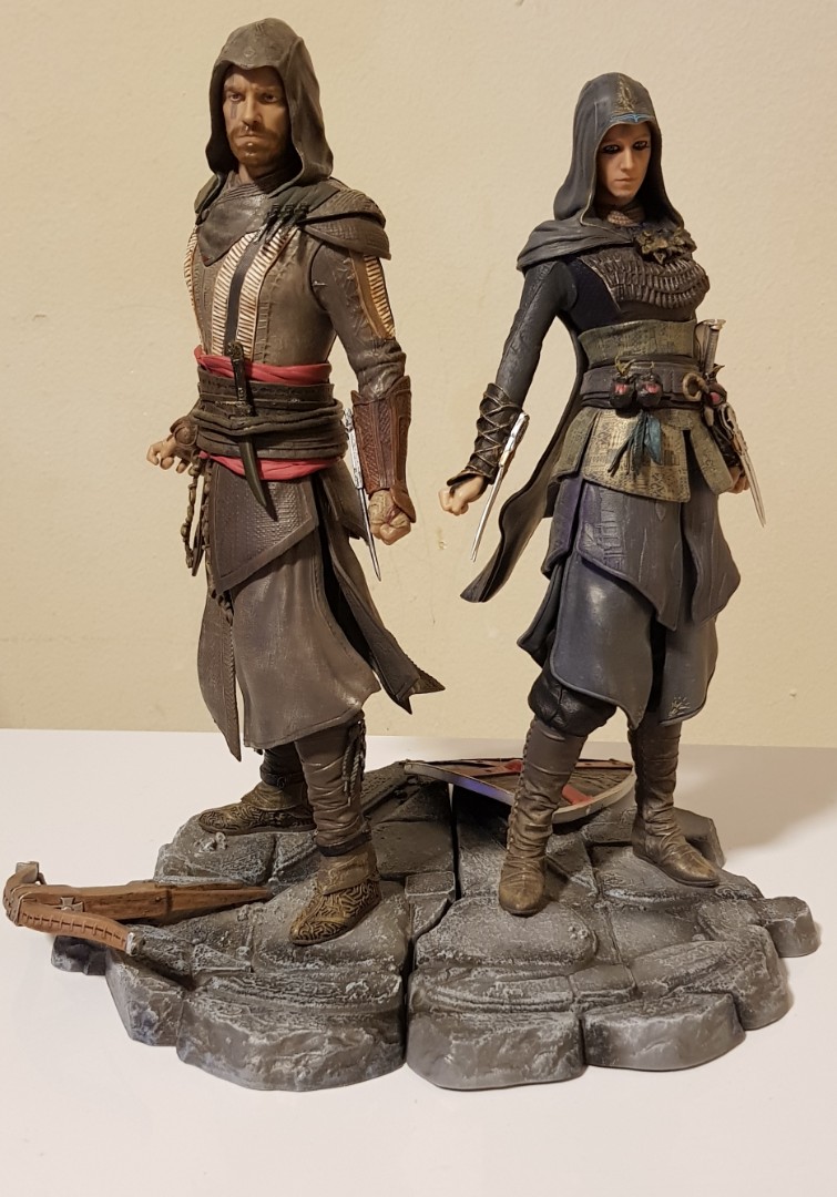 Assassins Creed Movie Aguilar & Maria Statue 100% Original Ubisoft Lot of 2  For $50 PS4 Xbox Hot Toys