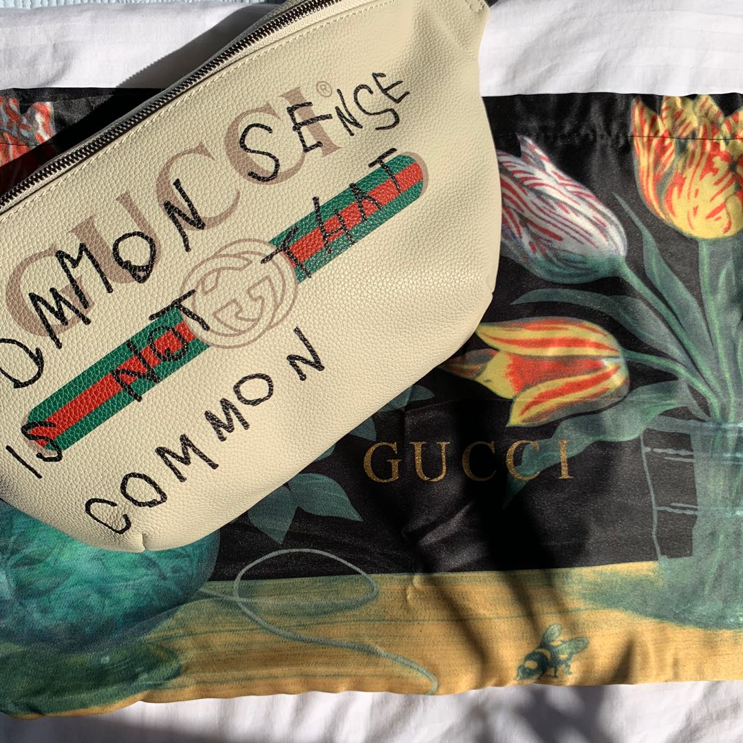 gucci common sense is not that common bag