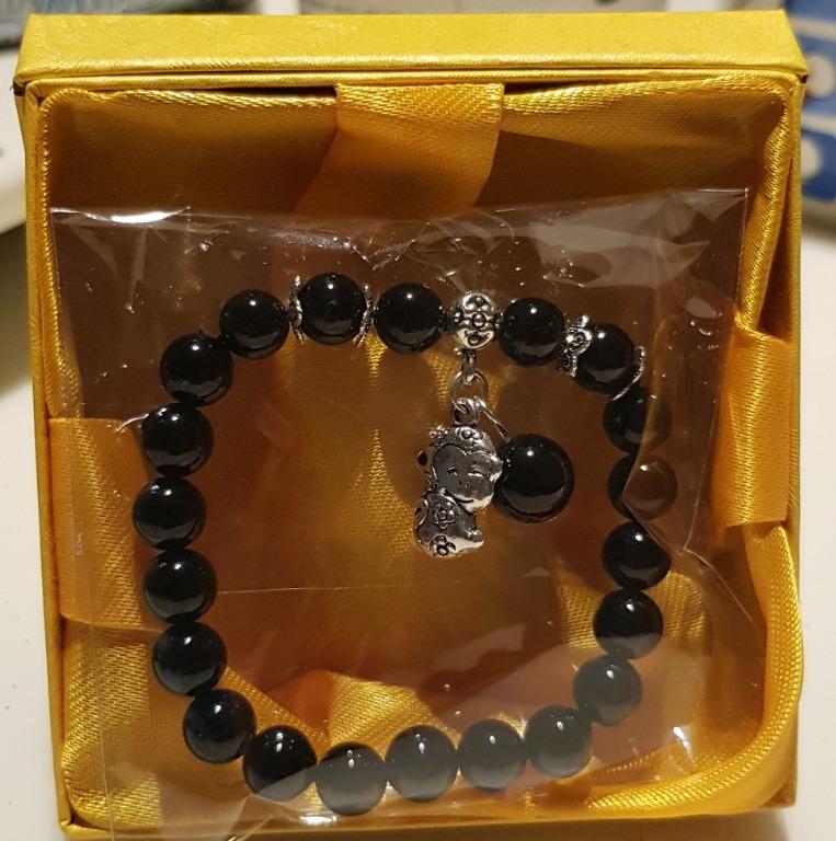 Black Onyx Chinese Zodiac bracelet