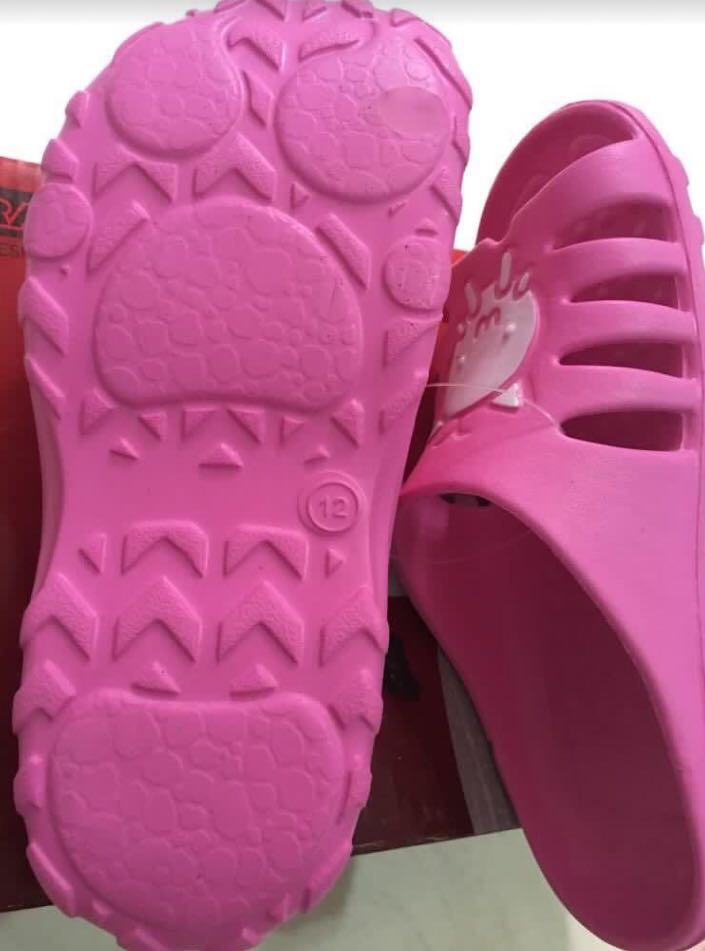 BN Pink Rubber Shoes / Sandals for 