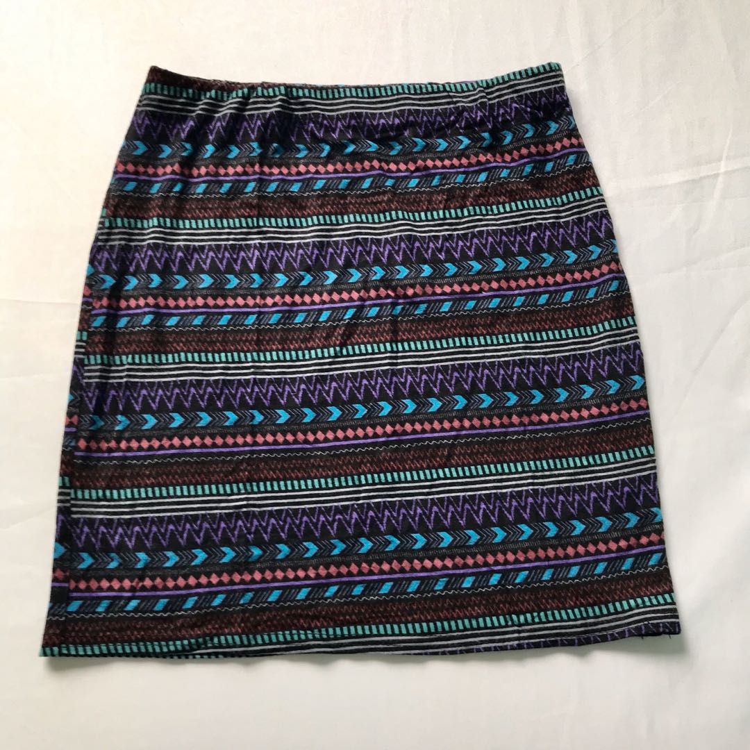 Tribal print skirt Clearance