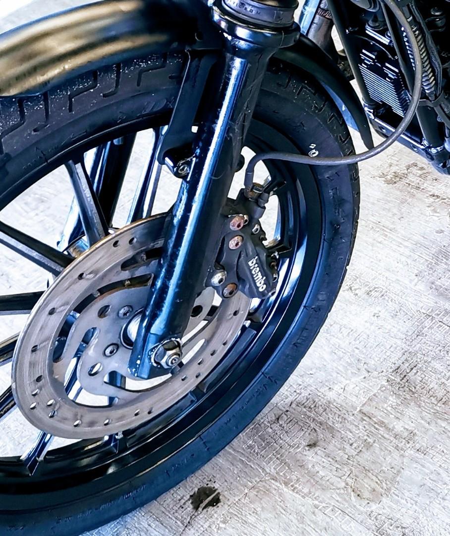 Brembo 4piston Caliper with QTM mounting bracket for Harley Davidson