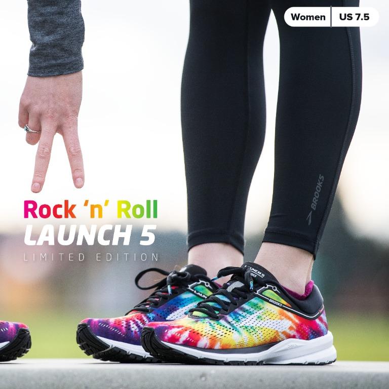 Brooks Women Rock N Roll Limited Edition Launch 5 Running Shoe