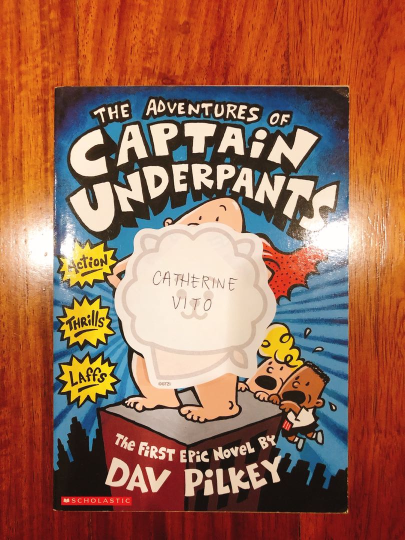 captain underpants first book