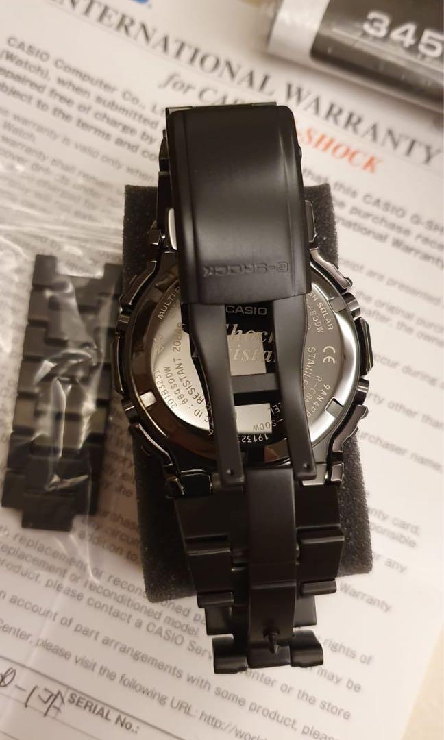 Casio G shock GMW B5000 black stainless steel Made in japan JAPAN SET