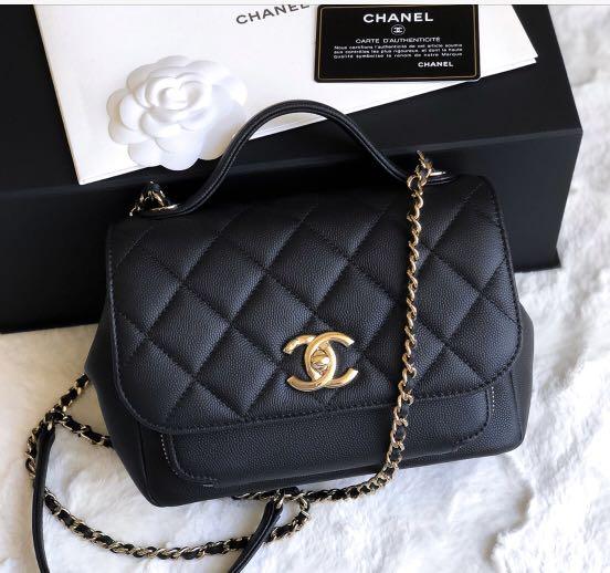 CHANEL Business Affinity Bag Caviar Black Small, Women's Fashion, Bags ...