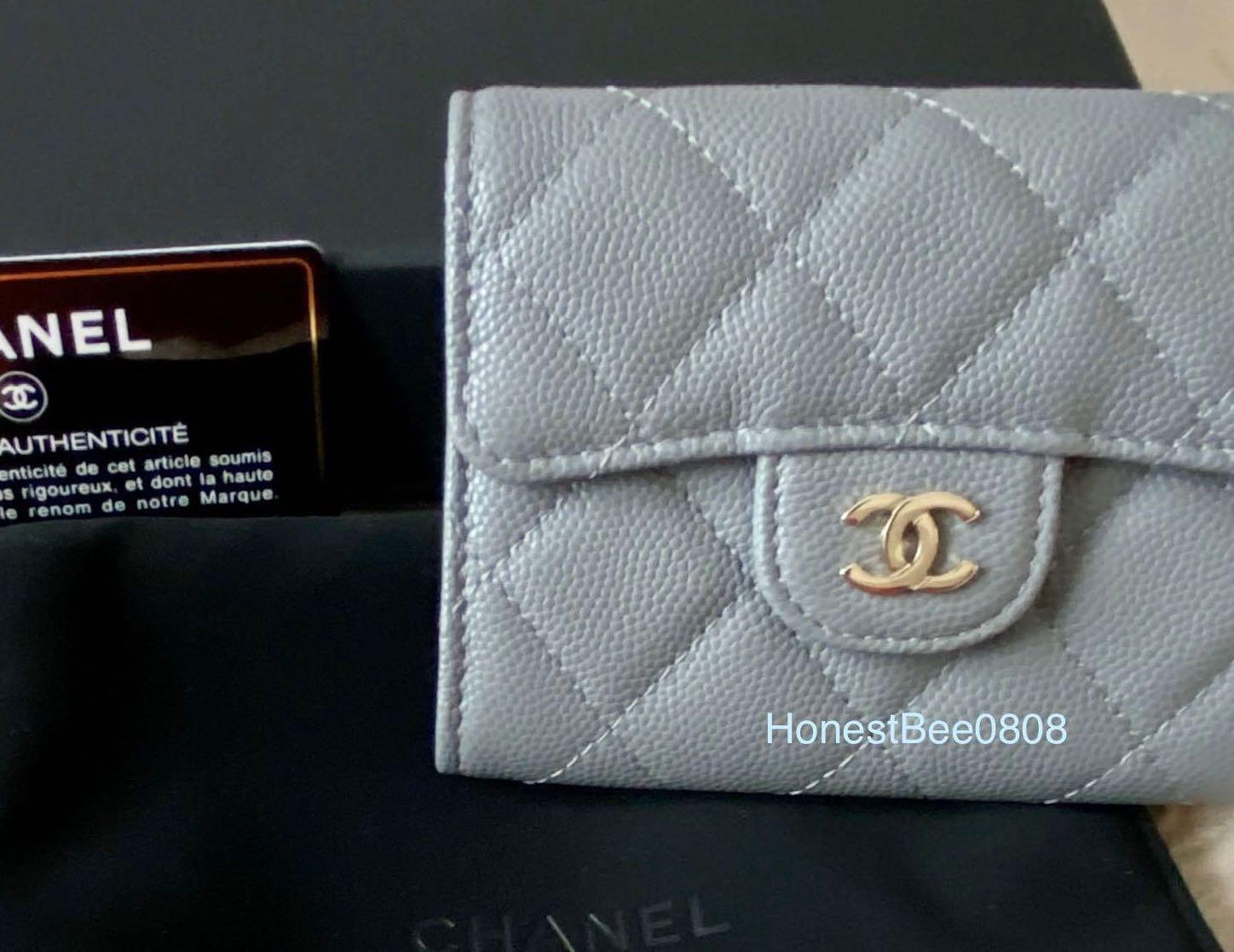 light grey chanel bag