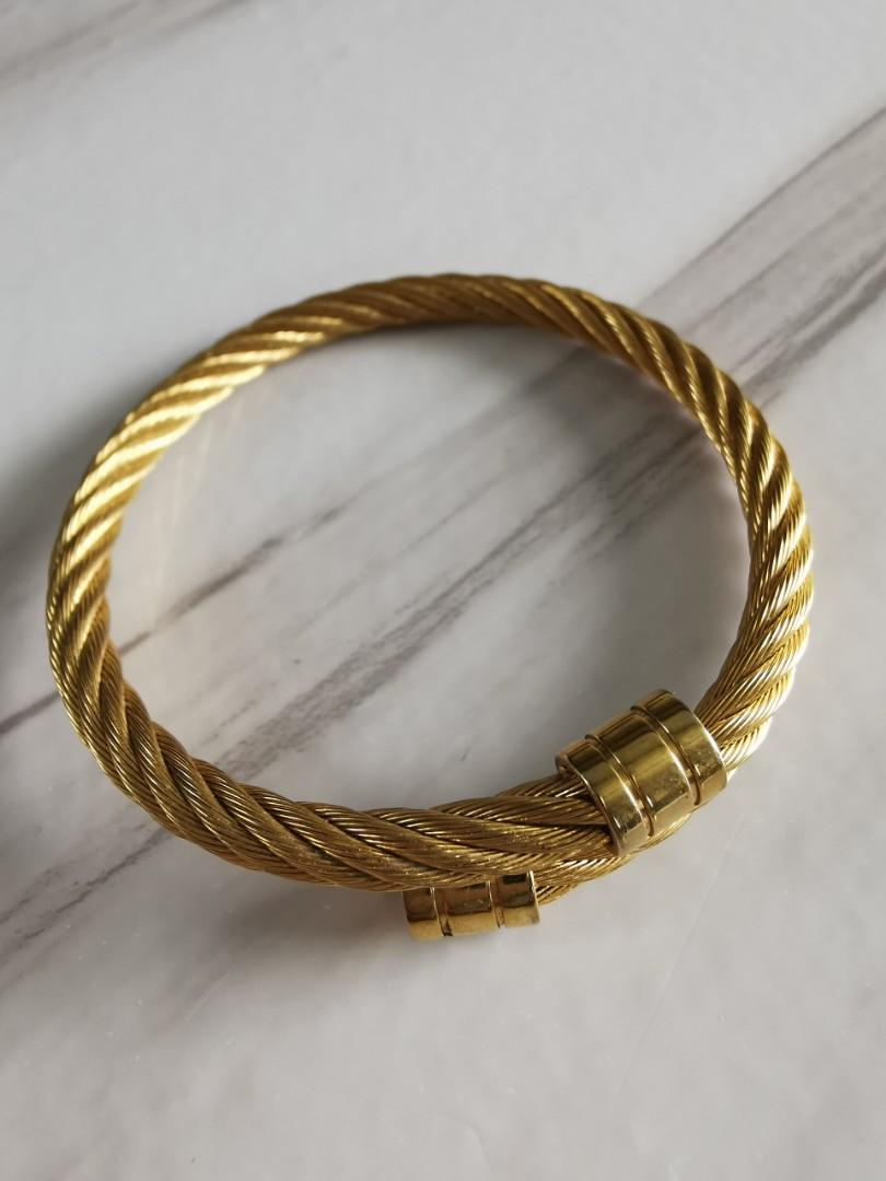 Charriol bangle gold discount