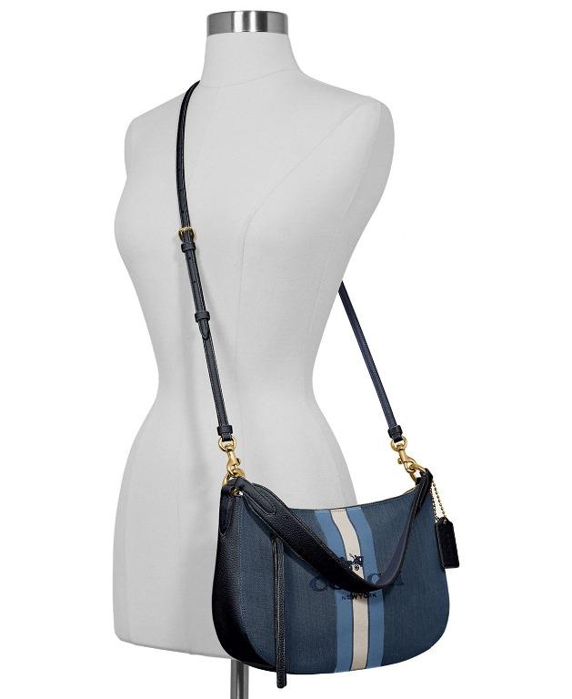 coach denim sutton crossbody