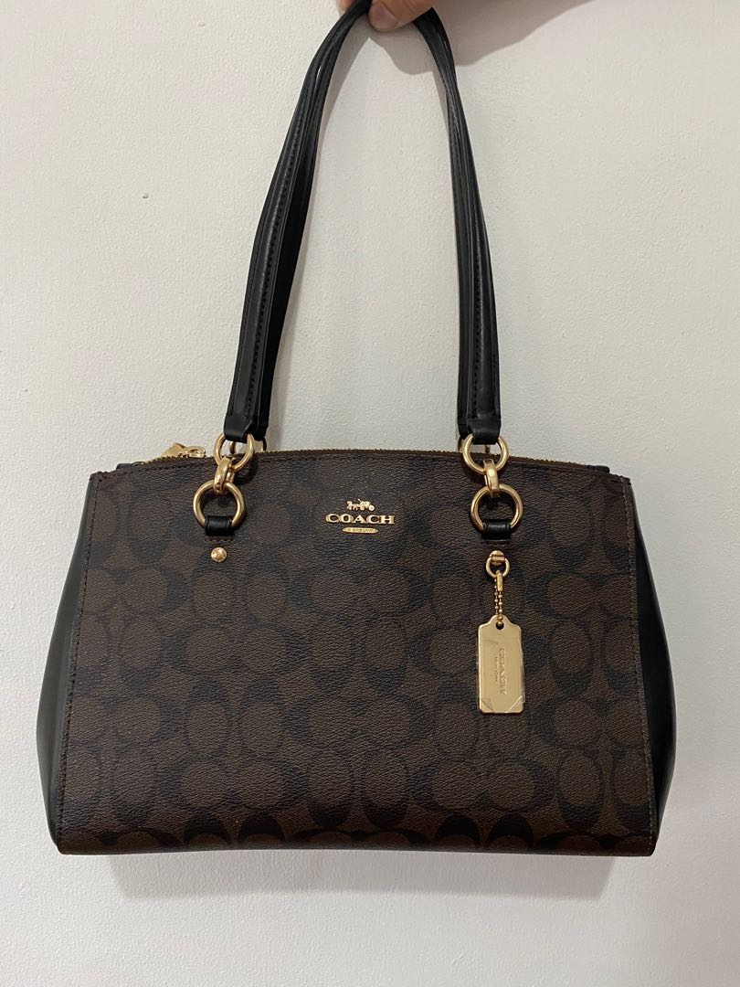 Coach Sig ETTA Carryall Bag, Luxury, Bags & Wallets on Carousell