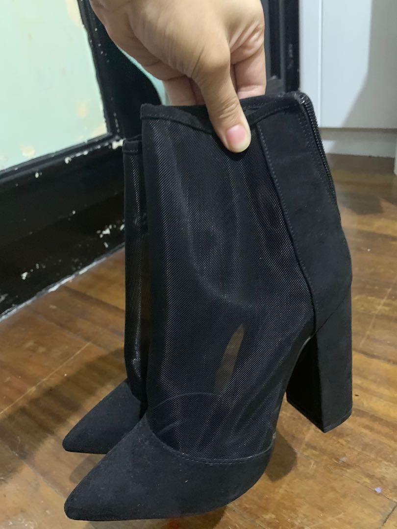 Mesh booties forever 21 shop