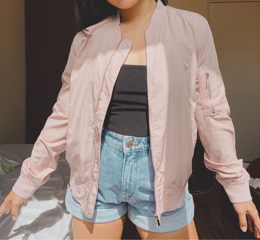 Forever 21 Pink Bomber Jacket, Women's Fashion, Coats, Jackets and  Outerwear on Carousell