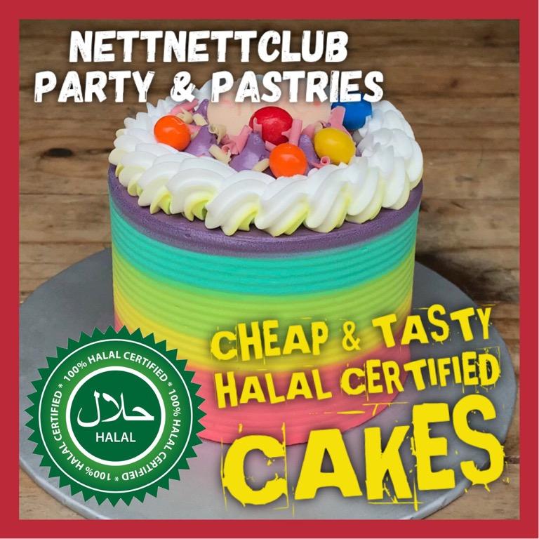 Halal Mini Rainbow M M Theme Cake Baby Shower Birthday