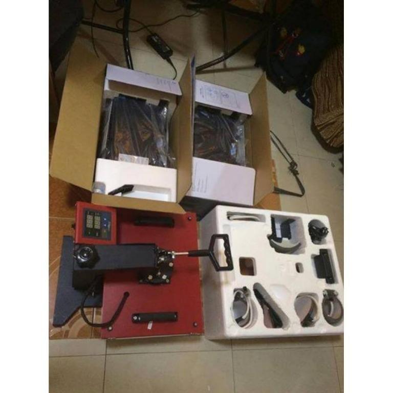 HEAT PRESS MACHINE 6n1 PACKAGE , Commercial & Industrial, Industrial ...
