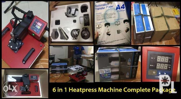 HEAT PRESS MACHINE 6n1 PACKAGE , Commercial & Industrial, Industrial ...