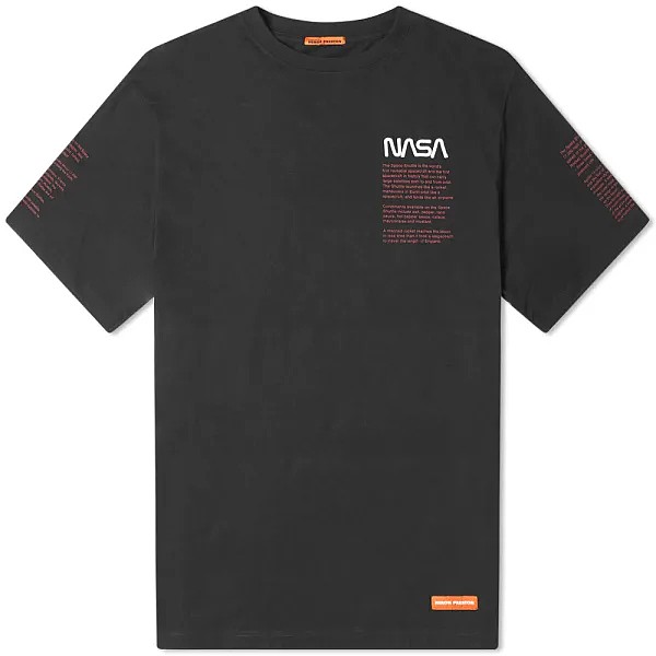 Heron Preston x NASA embroidered oversized tee, Men's Fashion