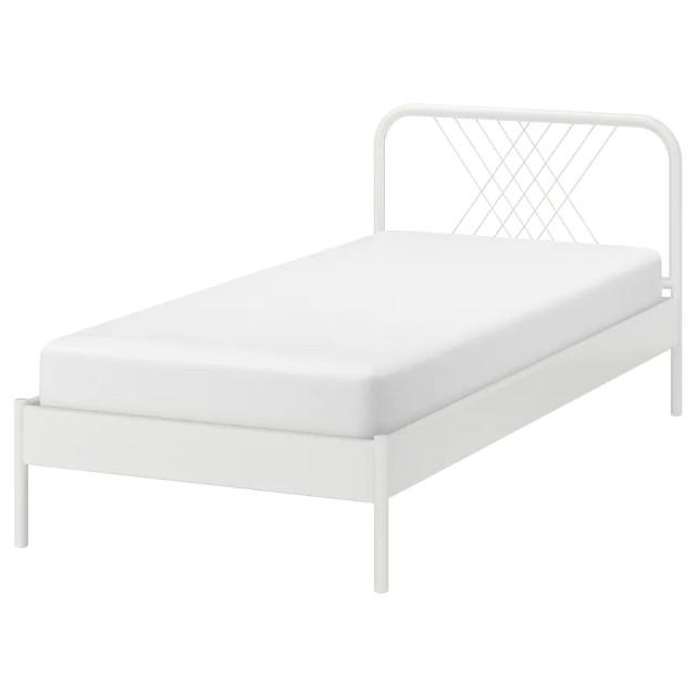 Ikea Single bed frame NESTTUN & Luroy bed base, Furniture & Home Living