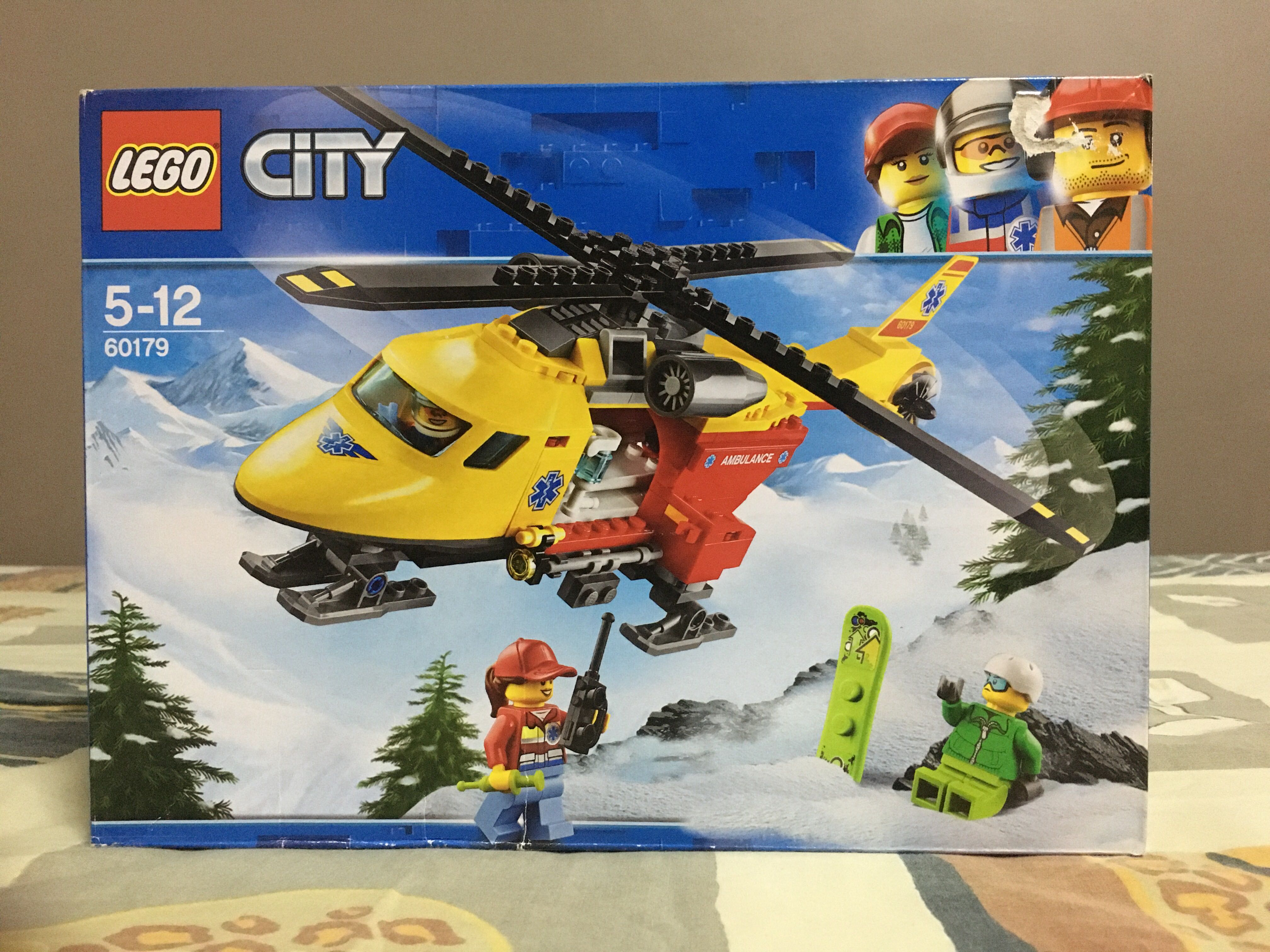 lego 60179 city ambulance helicopter