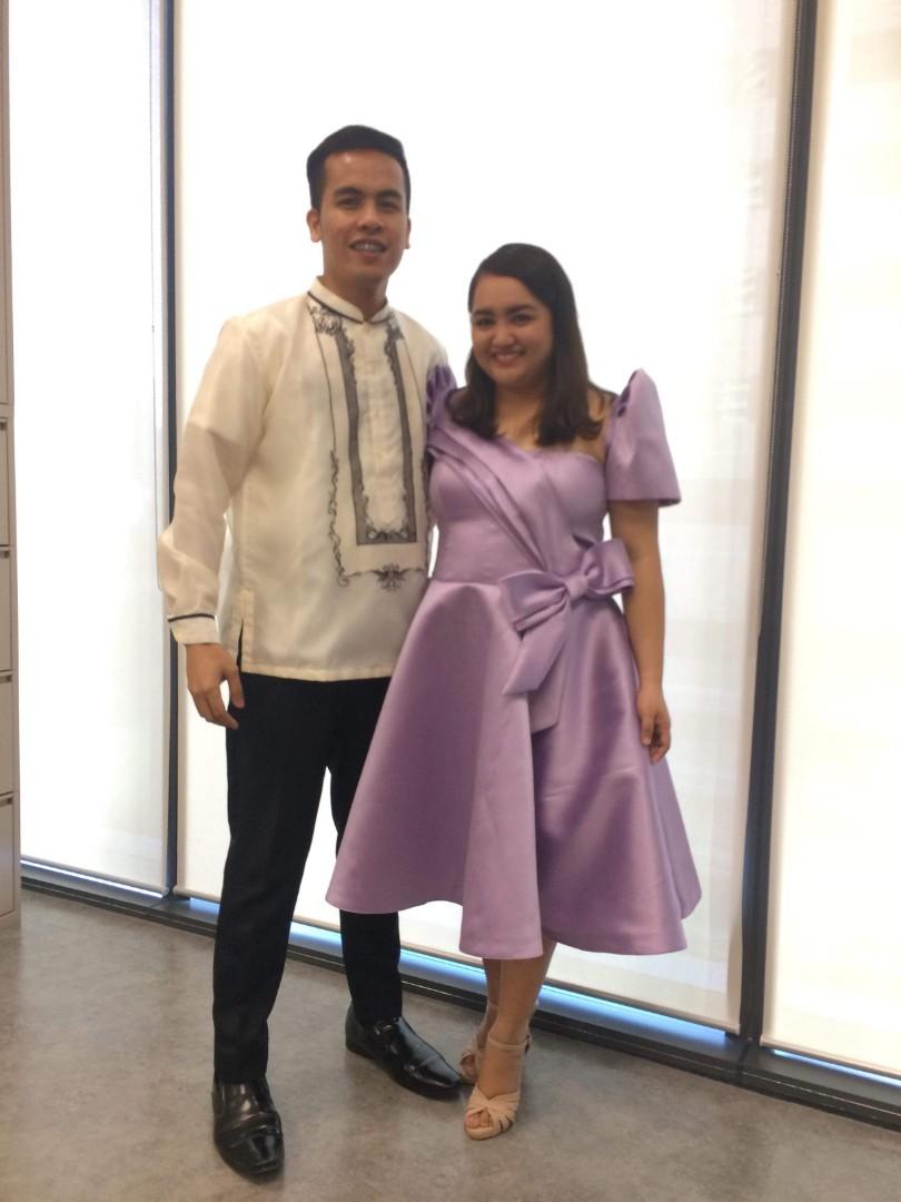 elegant modern filipiniana