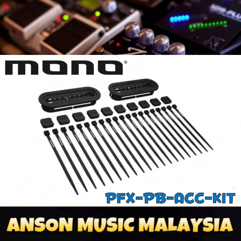 Mono Pedalboard Accessories Kit Black PFX PB ACC KIT