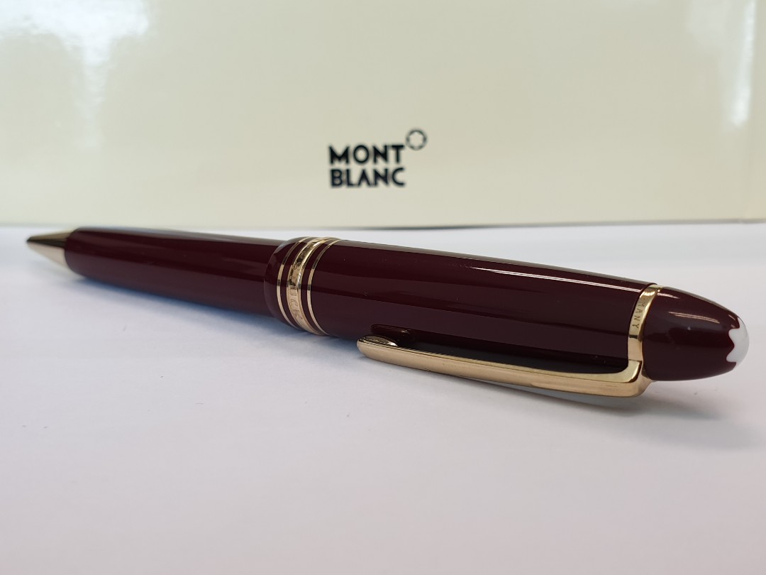 Montblanc Meisterstuck 146 Ball Point Pen Burgundy Luxury