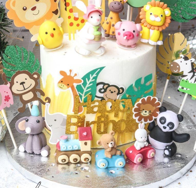 Topper - Safari animal cake topper happy birthday zoo toppers, Hobbies ...