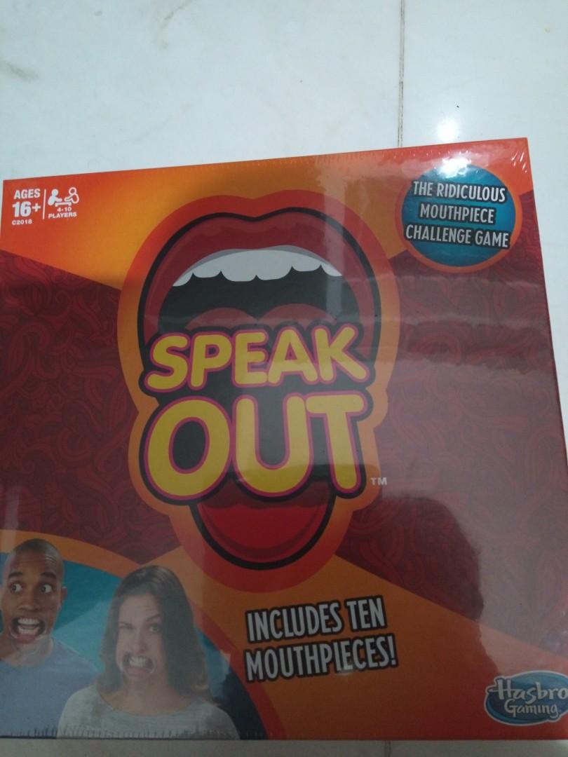 Speak Out card game, Hobbies & Toys, Toys & Games on Carousell
