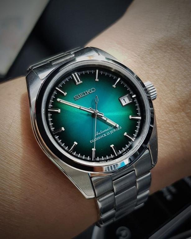 Super rare Seiko SARB007 Unicorn Emerald Green Fading Sunburst Dial,  Luxury, Watches on Carousell