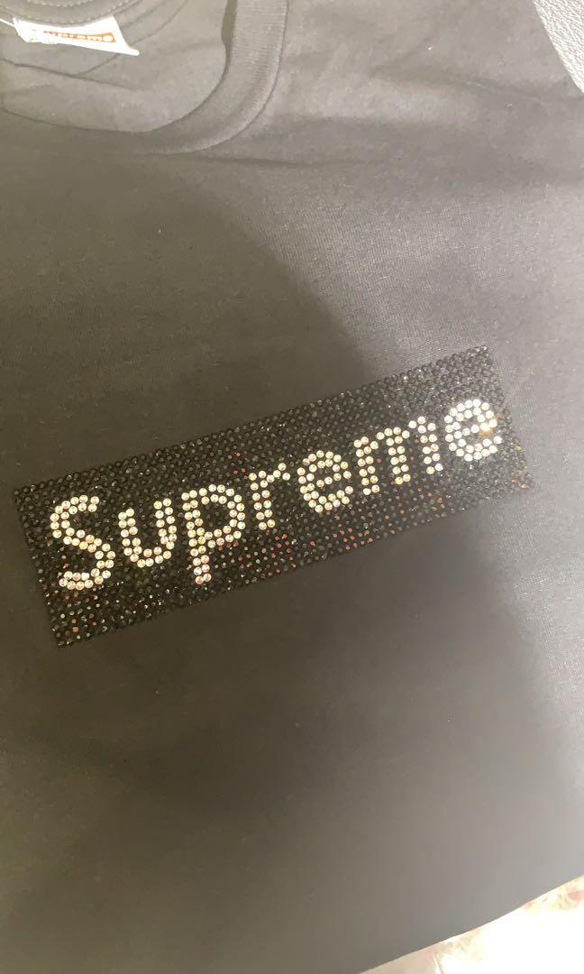 Supreme crystal box logo cheap