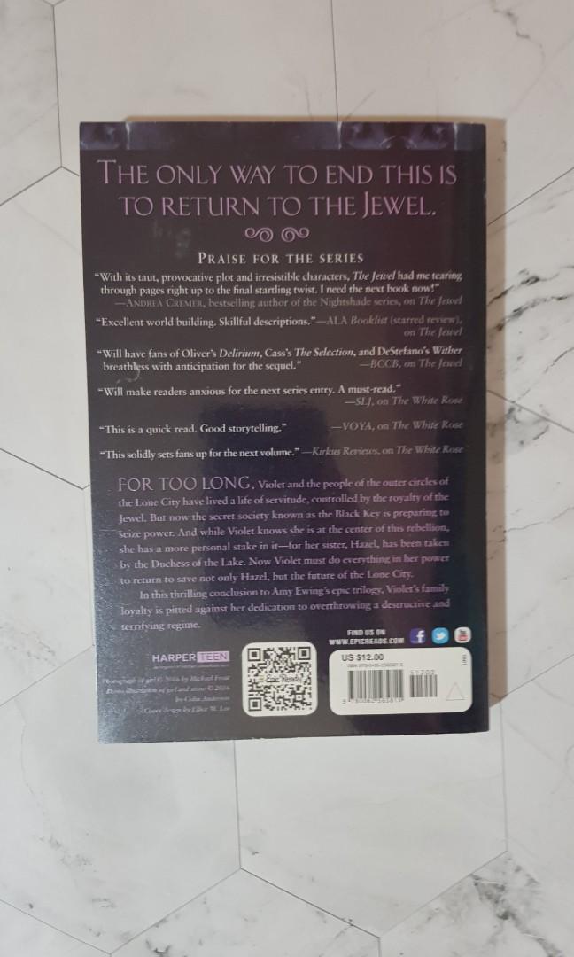 B The Lone City Trilogy The Jewel The White Rose The Black Key